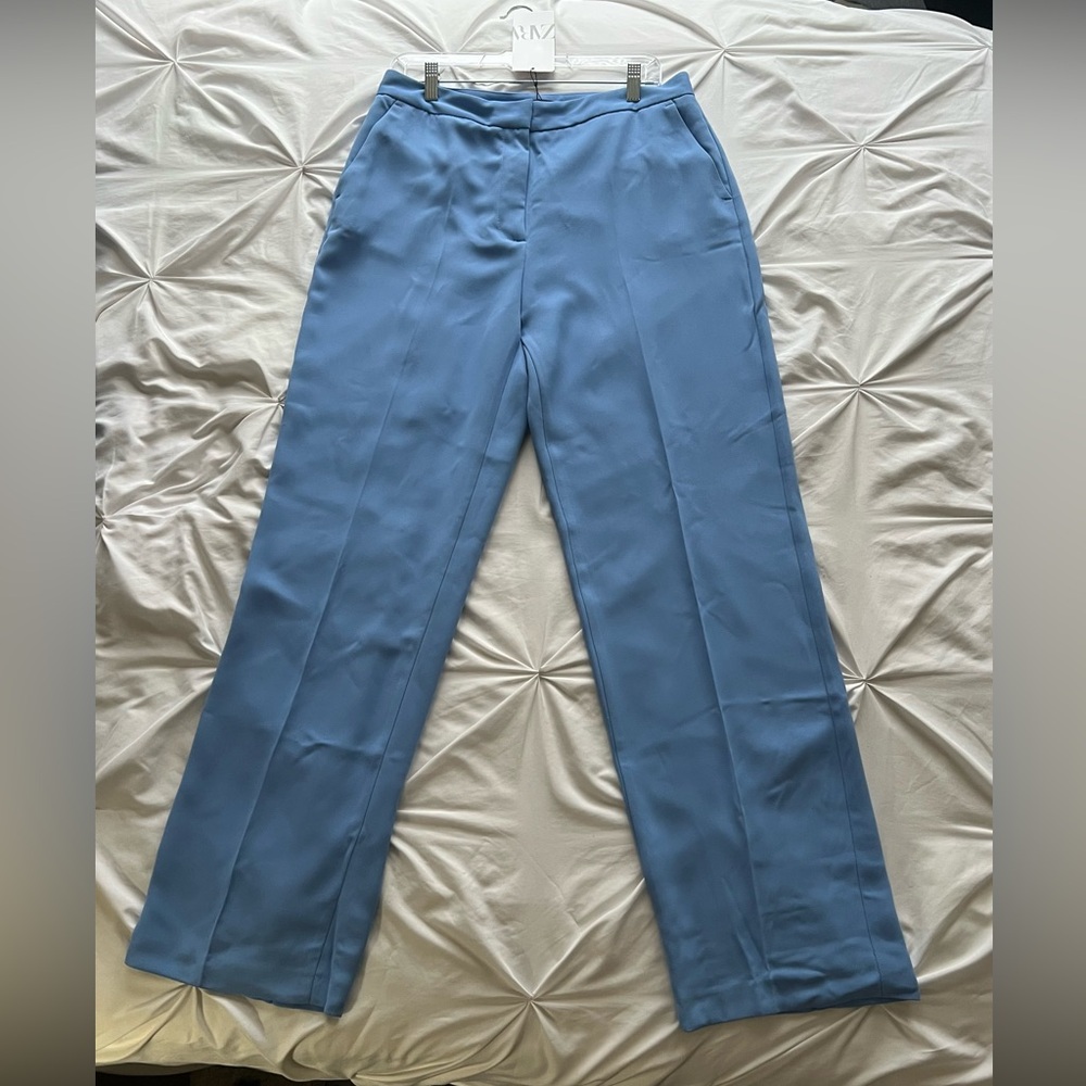 Zara Blue Wide Leg Pants